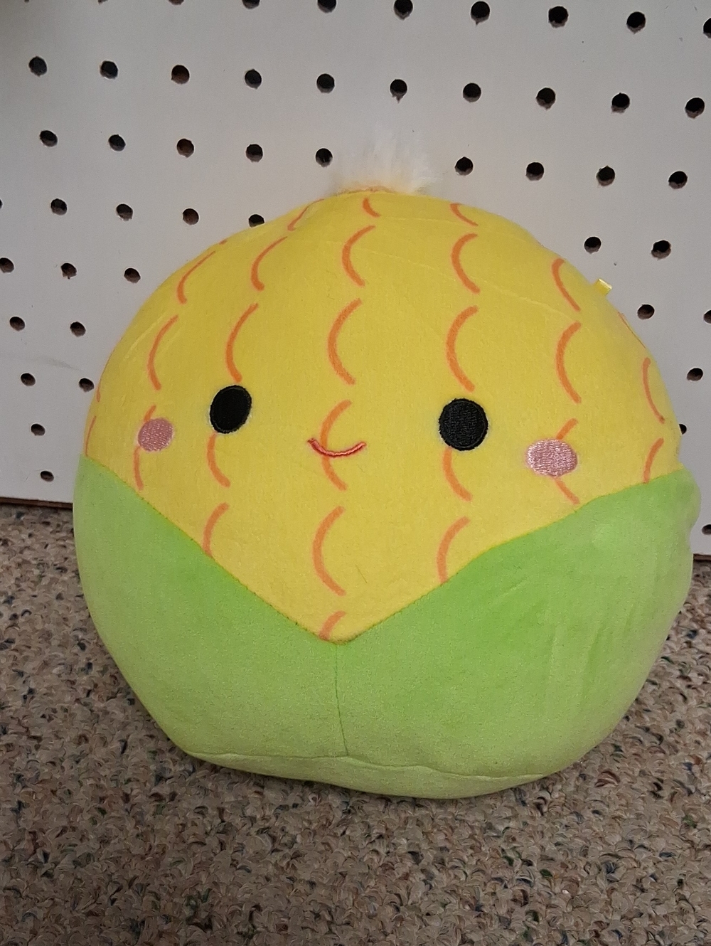 Squishmallows Yellow & Green Corn Plush